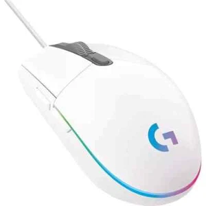 Logitech G102 clone Lightweight Gaming Mouse 6 Button 8000dpi RGB Lights White - Picture 1 of 5