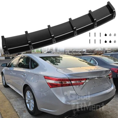 Divisor de alerón aletas difusor labio parachoques trasero para Toyota Avalon sedán 1995-2022 Foto 1 de 4