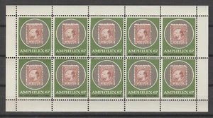 Netherlands Cinderellas Poster Stamp vignet Amphilex Exhibition 1967 Amsterdam - Picture 1 of 1