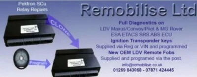 MG Rover Mk2 Pektron SCU YWC001541E BRAND NEW  will fit 25 45 ZR ZS TF + 2x Fobs - Image 1 of 4