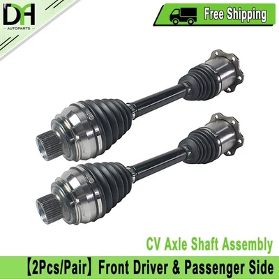 2x Front Left Right CV Axle Shaft Assembly For Audi A8 Quattro 3.0T -- 2016 Foto 1 de 4