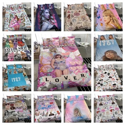 Bedding Set Taylor Soft Swift Doona Cover Set Kids Bedroom Decor S/D/Q/K Gift..