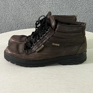 Mephisto Stiefel Herren 13 Braun Leder Sierra Gore Tex Schnürstiefelette Portugal - Bild 1 von 19