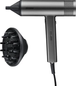 Severin HT 0169 Anthrazit-Silber Fön , hochweriges ALUGEHÄAUSE 2,8M Kabel neuovp - Bild 1 von 4