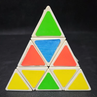 Vintage 1981 Tomy Pyraminx Pyramid Puzzle Triangle  - Image 1 of 4