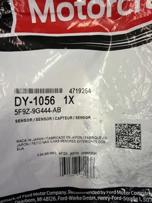 Sensor de oxigênio de escape Ford Motorcraft DY-1056 novo genuíno - Imagem 1 de 3