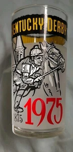 VINTAGE 1975 100TH ANNIVERSARY KENTUCKY DERBY GLAS -  - Bild 1 von 7