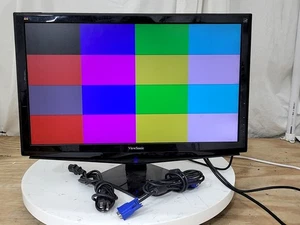 ViewSonic VS13860 VA2448M-LED 23.6" LCD Monitor VGA DVI GRADE B - Picture 1 of 7