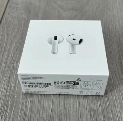 NEW Apple Airpods 4th Generation with USB-C Charging Case 2024 White C Grade - Image 1 of 4