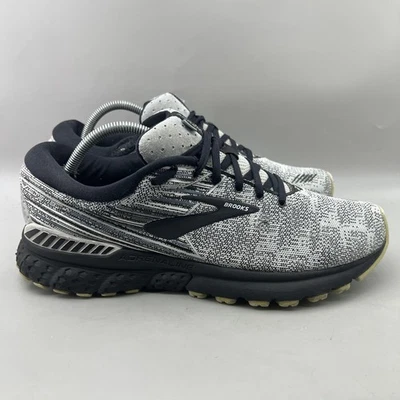 Кроссовки беговые мужские Brooks Adrenaline GTS 19 размер 11,5 серые черные комфортные - Изображение 1 из 4