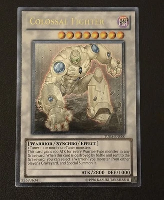 Yu-Gi-Oh! Colossal Fighter TU05-EN000 Ultimate Rare Near Mint - Image 1 of 2