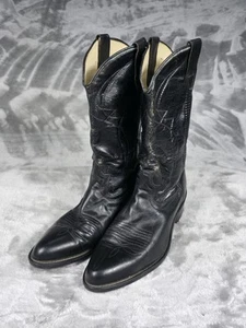 Botas de cuero Dingo para hombre talla 8,5 negras vaqueras occidentales 8 1/2 suroeste  - Imagen 1 de 9