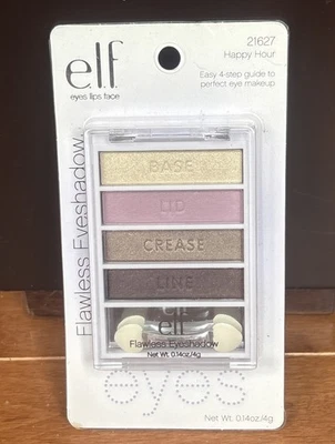 NEW NIP ELF e.l.f. Flawless Quad Eyeshadow HAPPY HOUR 21627 Rare Discontinued - Image 1 of 4