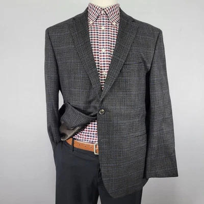 Daniel Cremiux Cooper SPJ Men's Sport Coat Blazer Two Button Flannel Wool 44S - Image 1 of 4