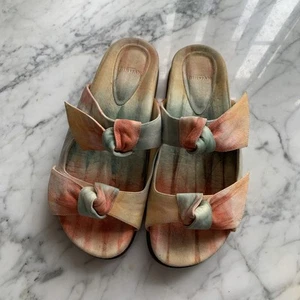Alexandre Birman Womens Clarita Slides Tie-Dye Summer Sandals Shoes Size 10 US - Picture 1 of 17