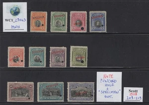 WC1_29043. PERU'. Seltene Sorte von 1918 SCHLACHT UM ARIKA Satz. Sc. 209-219. MNH - Bild 1 von 1