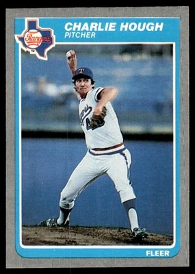1985 Fleer Charlie Hough Texas Rangers #558 - Image 1 of 2