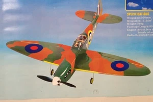 SPITFIRE ARF RC WARBIRD PLANE FOR ELECTRIC BRUSHED OR BRUSHLESS MOTOR - Picture 1 of 4