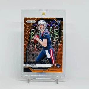 Panini Prizm RC Drake Maye #329 Orange Velocity New England Patriots 2024 - Imagen 1 de 2