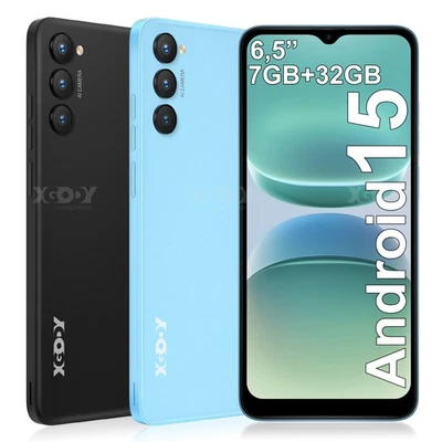 2025 Neu 6,5 Zoll Android 15 2SIM Smartphone Ohne Vertrag 4G Handy 7+32GB 8-Core - Bild 1 von 4