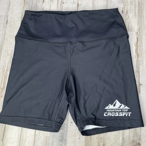 One-P Mountain Crossfit Shorts Damen Gr. XL schwarz 5-Zoll-Innennaht hergestellt in Chicago - Bild 1 von 6
