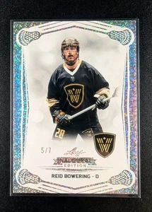 Reid Bowering 2025 Leaf National Lacrosse League NLL Sparkle Card #5 /7 - Picture 1 of 2