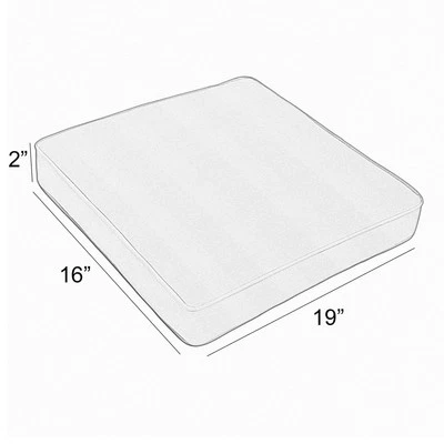 Lehigh Sunbrella纯色室内/室外有线椅垫 — 第 1/4 张图片