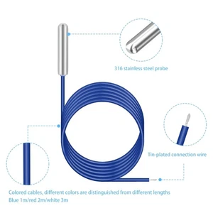 Liquid Level Transmitter 100cm 200cm 300cm Cord Stainless Level Sensors Monitors - Picture 1 of 7