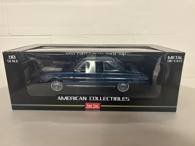 American Collectibles Sun Star 1963 Ford Falcon Hard Top - Blue -Diecast-1/18 - Image 1 of 4