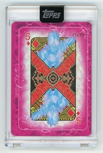 2025 SEALED TOPPS MARVEL MINT ICEMAN 5 OF DIAMONDS DECK CARD 53/99 SSP 🔥 - Picture 1 of 3
