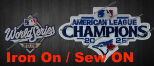 2025 World Series Patch Toronto Blue Jays + American League Champions Patch - Picture 1 of 1