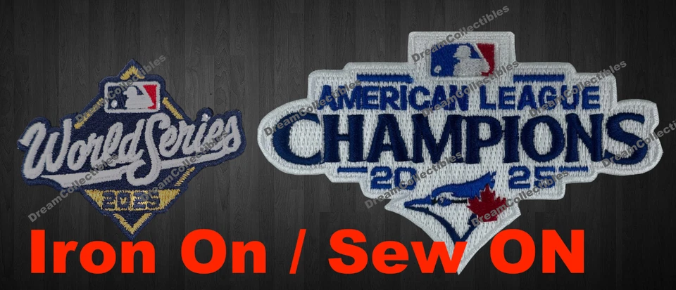 2025 World Series Patch Toronto Blue Jays + American League Champions Patch - Image 1 of 1