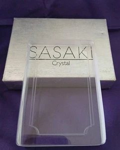 Sasaki Crystal Paperweight of Book Original Box - Picture 1 of 11