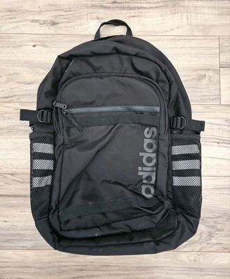 ADIDAS BACKPACK BOOK BAG WITH LAPTOP POCKET BLACK- 90288 - Image 1 of 4