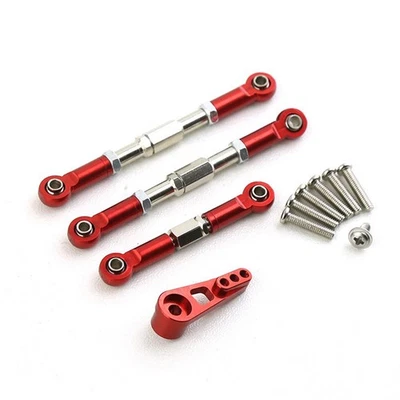 Metal Tie Rod Arm Assembly Servo Arm Tie Rod for WLTOYS 1:12 12401 12402-A - Image 1 of 4