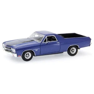 1970 Chevrolet El Camino SS 396 dunkelblau metallic mit schwarzen Streifen 1/24 Di... - Bild 1 von 1