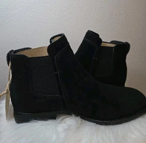 Born Shoes Mujer Laney Chelsea Bota Negra Envejecida Talla 8.5 - Imagen 1 de 8