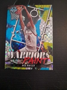 Ace Bailey - 2025 Bowman U Chrome Warriors Of The Paint WP-8 RUTGERS - Foto 1 di 2