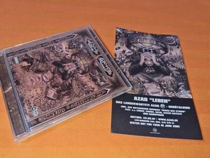Azad Leben Album CD 2001 3p mit Aufkleber Sticker Curse Chabs Lunafrow Sehr Gut - Foto 1 di 4