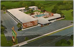 LAKEWOOD, New Jersey Postkarte HOLIDAY INN - Curteich Chrome um 1960 / unbenutzt - Bild 1 von 2