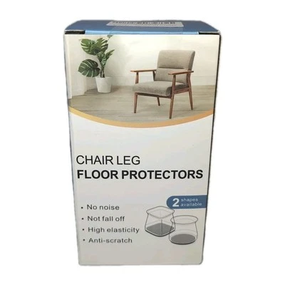 24 Pcs Silicone Chair Leg Floor Protectors (1.3" - 2"), No noise, Anti-Scratch - Image 1 of 4