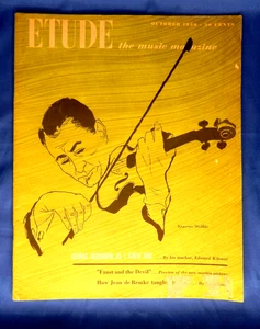 THE ETUDE the MUSIC MAGAZINE  October 1950  George Gershwin Spotlight - Picture 1 of 9