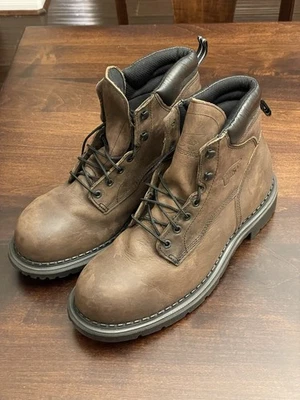 Botas de cuero marrón con punta de acero Red Wing 4406 para hombre talla 12 E2 ~ nuevas stock antiguo Foto 1 de 4