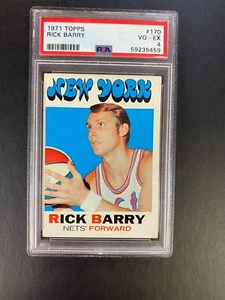 1971 Topps #170 Rick Barry PSA 4 Free Shipping - Bild 1 von 2