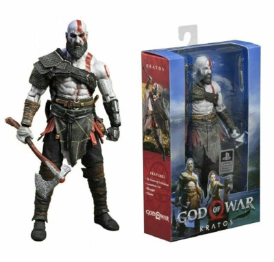 Kratos God of War 2018 PS4 Video Gaming 7"Action Figure Official NECA - Image 1 of 3