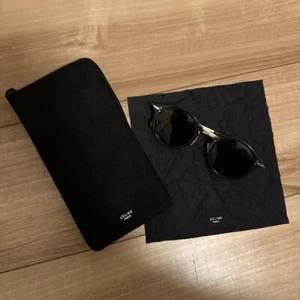 Celine Women Navy Gold Round Sunglasses CL41082/S Plastic Frame - Picture 1 of 5