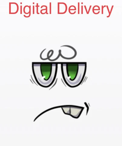 Roblox Celebrity Series 9 Monster Grumpy Face Code Only Accessory For Avatar Cover