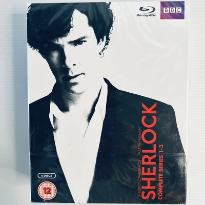 Sherlock - Complete Series 1-3, Blu-Ray, Region Free, New & Sealed - Image 1 of 4