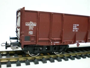 PIKO Ho (766) CARRO MERCI-54370-DR Ost-Due Carrelli 4 Assi -Perfetto - Foto 1 di 5