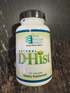 Ortho Molecular Products Natural D-HIST 120 caps EXP 12/2025 - Picture 1 of 1